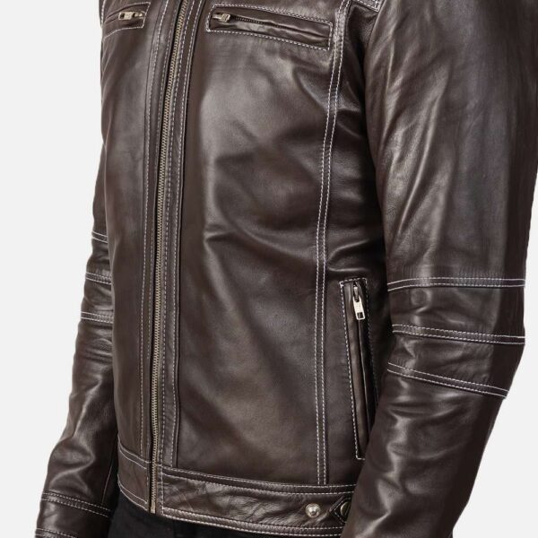 Youngster Leather Biker Jacket - Image 5