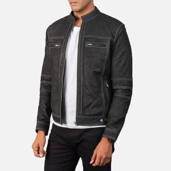 Youngster Leather Biker Jacket - Image 4