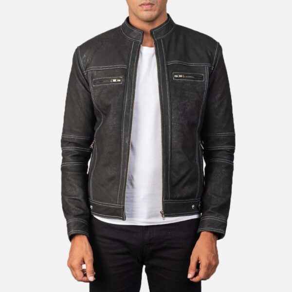 Youngster Leather Biker Jacket - Image 3
