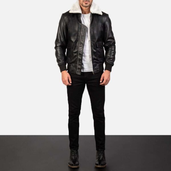 Airin G-1 Leather Shearling Jacket